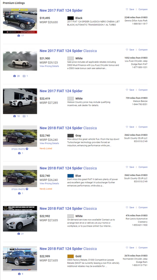 Illustration for article titled Get A Crazy Cheap Fiat 124 Spider Before Summer Officially Begins